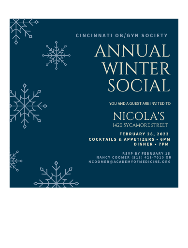 Obgyn 2023 Winter Social